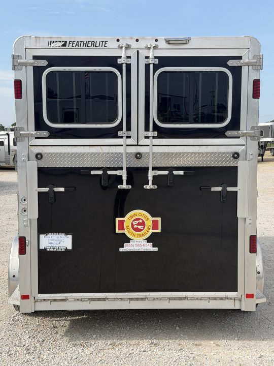 Used 2025 Featherlite 2 Horse Bumper Pull Horse Trailer