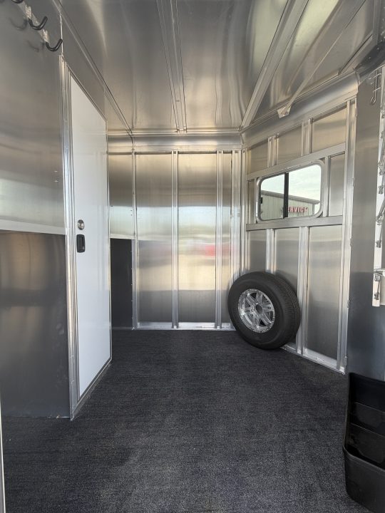 Used 2025 Featherlite 2 Horse Bumper Pull Horse Trailer