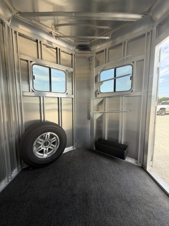 Used 2025 Featherlite 2 Horse Bumper Pull Horse Trailer