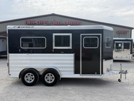 Used 2025 Featherlite 2 Horse Bumper Pull Horse Trailer