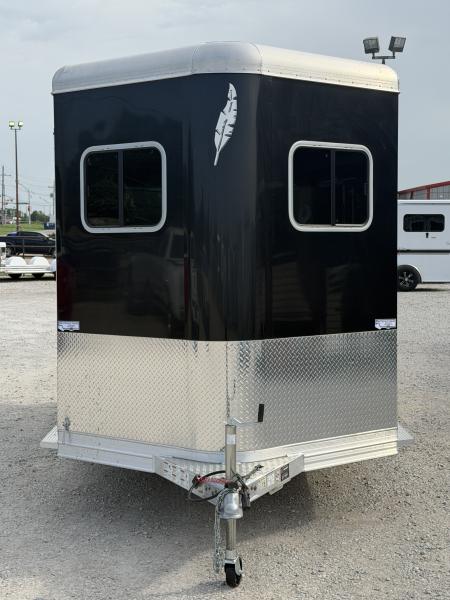 Used 2025 Featherlite 2 Horse Bumper Pull Horse Trailer