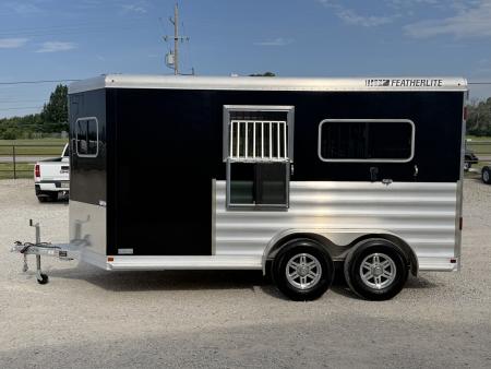 Used 2025 Featherlite 2 Horse Bumper Pull Horse Trailer