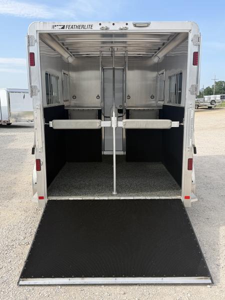Used 2025 Featherlite 2 Horse Bumper Pull Horse Trailer