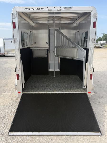 Used 2025 Featherlite 2 Horse Bumper Pull Horse Trailer