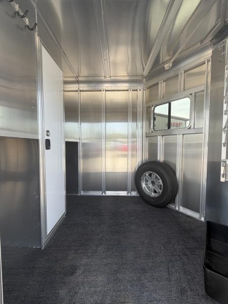 Used 2025 Featherlite 2 Horse Bumper Pull Horse Trailer