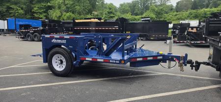 New 4'9  x 10' Air Tow SN10-55 Single Axle Drop Deck Flatbed Trailer 7.7k