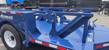 New 4'9" x 10' Air Tow SN10-55 Single Axle Drop Deck Flatbed Trailer 7.7k