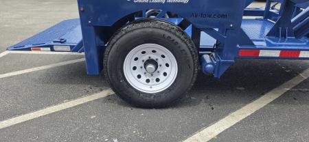 New 4'9" x 10' Air Tow SN10-55 Single Axle Drop Deck Flatbed Trailer 7.7k