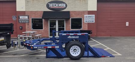 New 4'9" x 10' Air Tow SN10-55 Single Axle Drop Deck Flatbed Trailer 7.7k