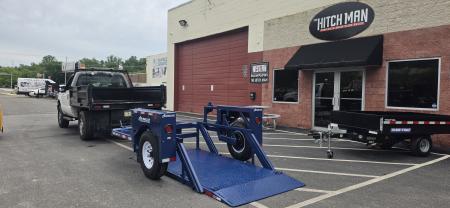 New 4'9" x 10' Air Tow SN10-55 Single Axle Drop Deck Flatbed Trailer 7.7k