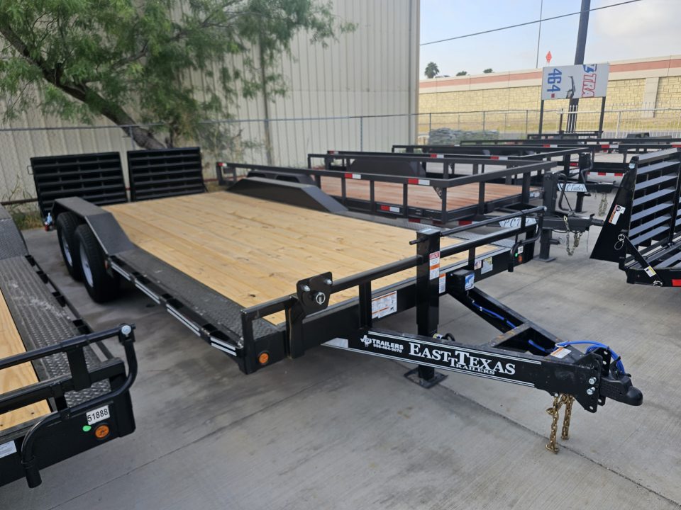 New 2027 East Texas Trailers 102"X20' Equipment Trailer