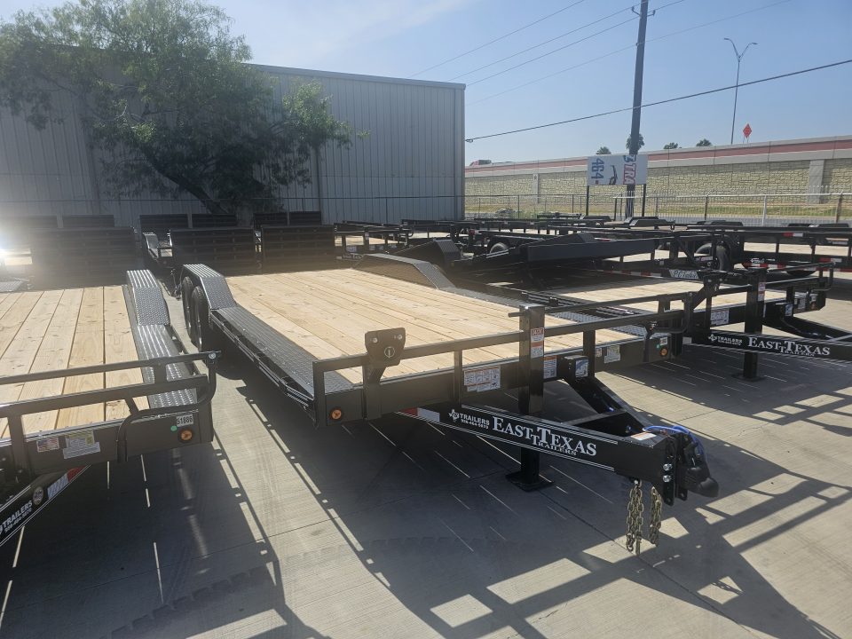 New 2027 East Texas Trailers 102"X22' Equipment Trailer