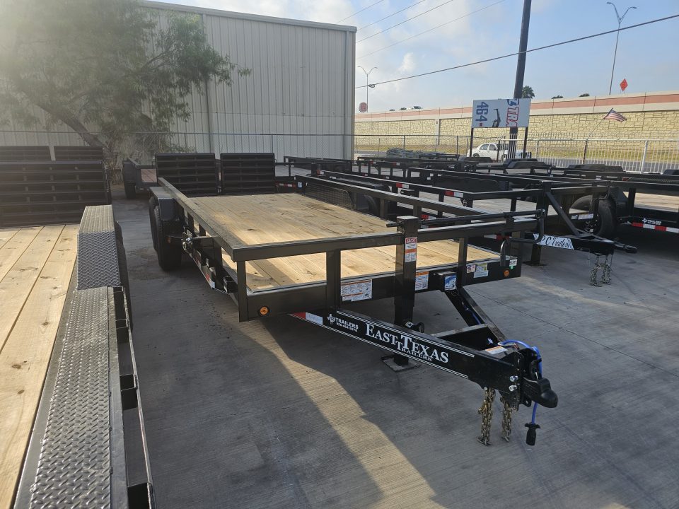 New 2027 East Texas Trailers 83"X20' Equipment Trailer