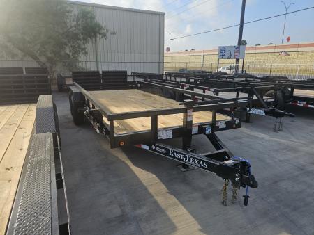 New 2027 East Texas Trailers 83"X20' Equipment Trailer
