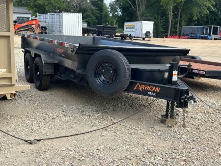 Used 2025 Arrow Trail 7x12 TA 15.6k Dump Trailer