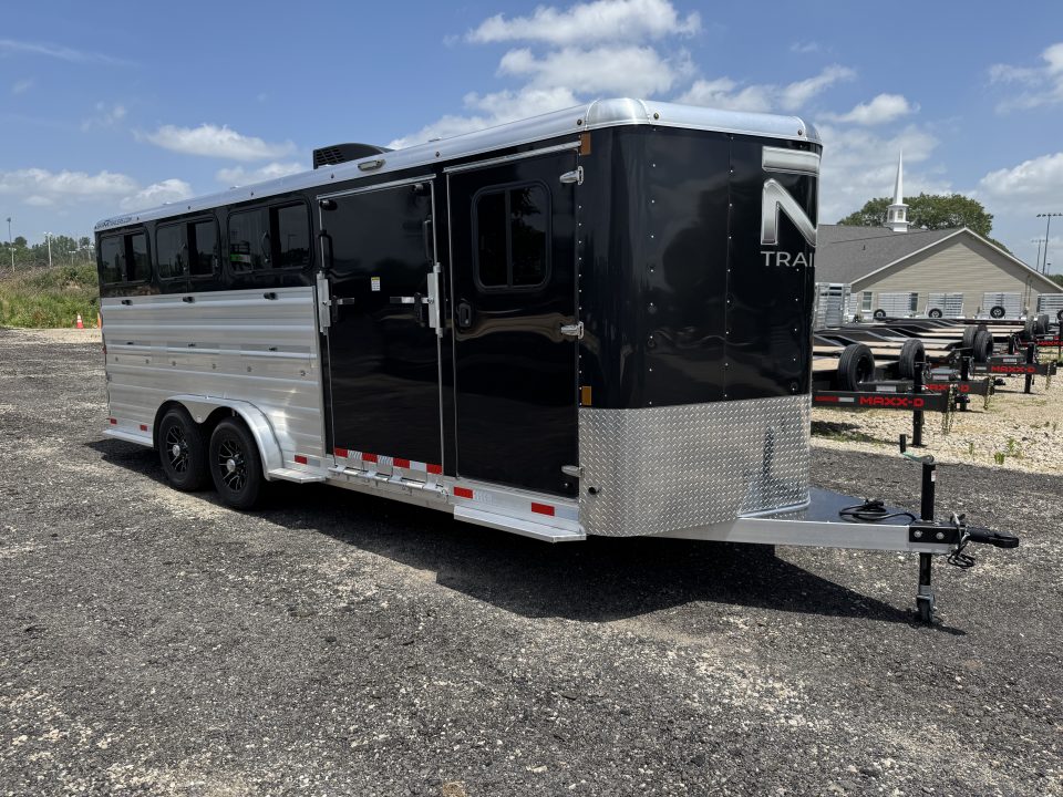 New 2026 Bar-M Trailers 8 PEN Stock / Stock Combo Trailer