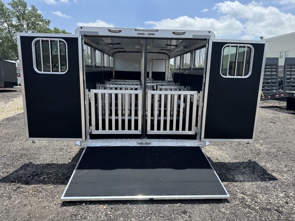New 2026 Bar-M Trailers 8 PEN Stock / Stock Combo Trailer