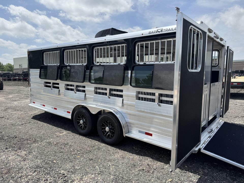 New 2026 Bar-M Trailers 8 PEN Stock / Stock Combo Trailer