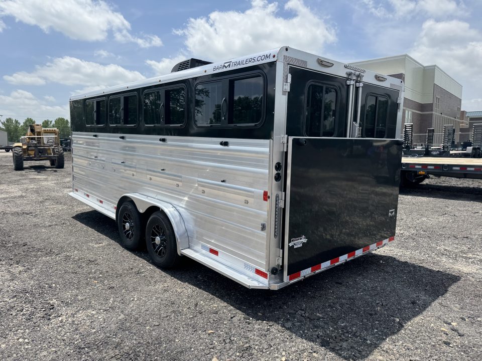 New 2026 Bar-M Trailers 8 PEN Stock / Stock Combo Trailer