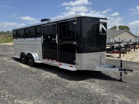 New 2026 Bar-M Trailers 8 PEN Stock / Stock Combo Trailer