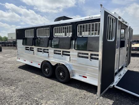 New 2026 Bar-M Trailers 8 PEN Stock / Stock Combo Trailer