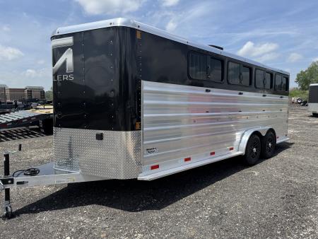 New 2026 Bar-M Trailers 8 PEN Stock / Stock Combo Trailer