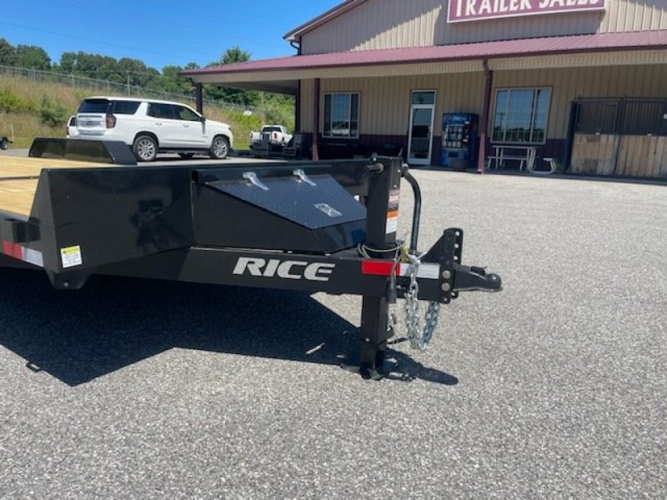 New 2026 Rice Trailers PTH22-TILT Flatbed Trailer
