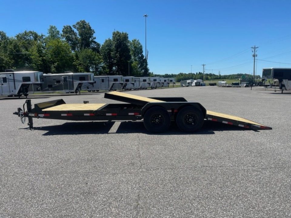 New 2026 Rice Trailers PTH22-TILT Flatbed Trailer