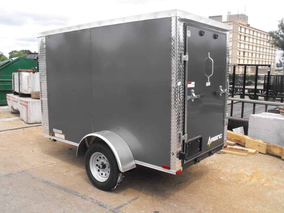 New Enclosed Trailer 4 X 8 Ramp Door 5' Int 080 Skin