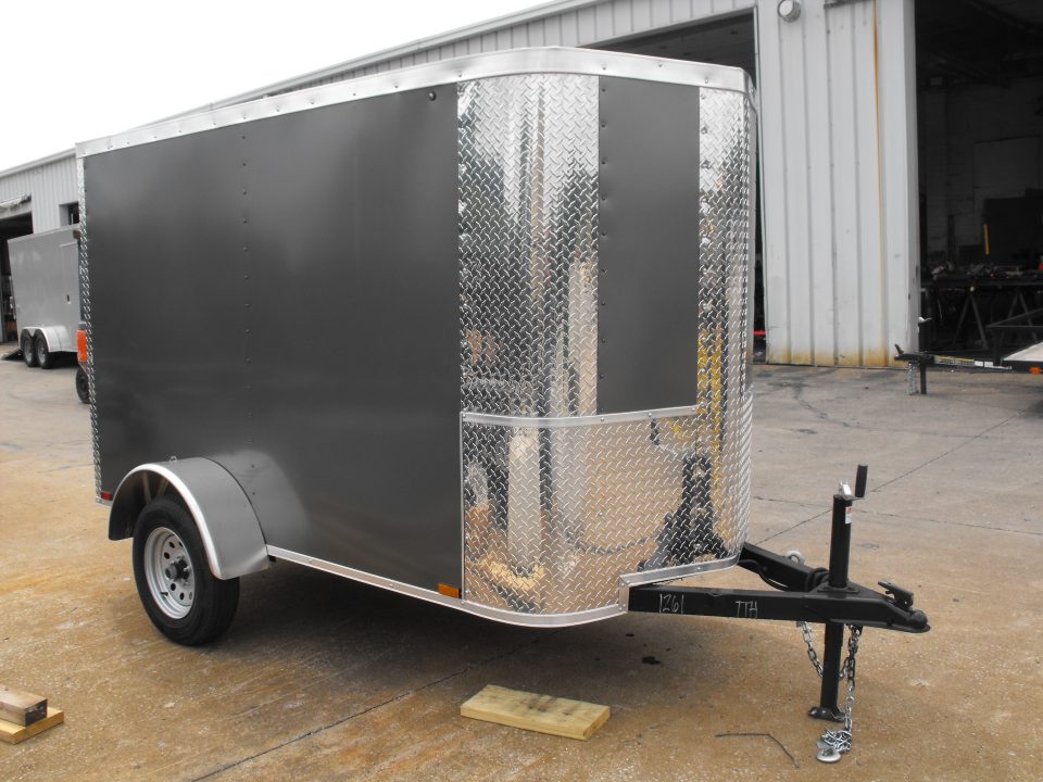 New Enclosed Trailer 4 X 8 Ramp Door 5' Int 080 Skin