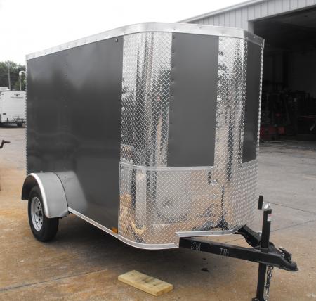 New Enclosed Trailer 4 X 8 Barn Door 5' Int 080 Skin