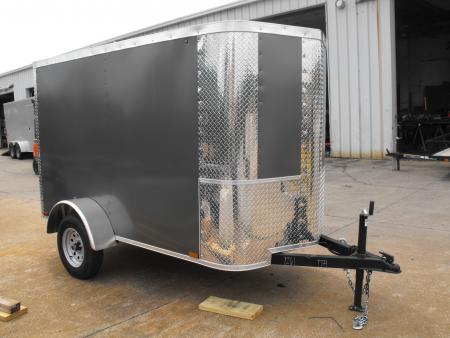 New Enclosed Trailer 4 X 8 Ramp Door 5' Int 080 Skin