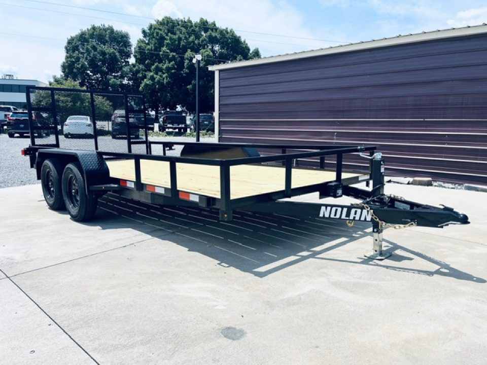 New 2026 Nolan 7X16 7K E Landscape Utility Trailer