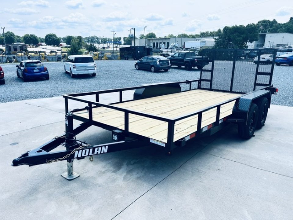 New 2026 Nolan 7X16 7K E Landscape Utility Trailer
