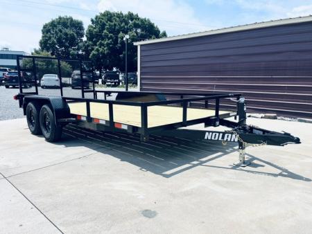 New 2026 Nolan 7X16 7K E Landscape Utility Trailer