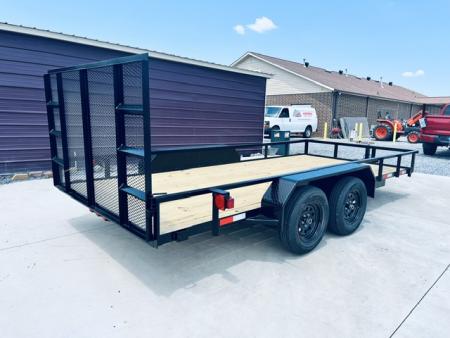 New 2026 Nolan 7X16 7K E Landscape Utility Trailer