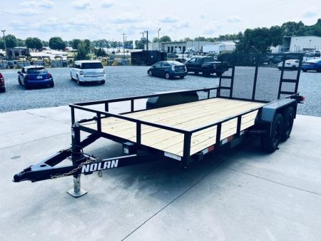 New 2026 Nolan 7X16 7K E Landscape Utility Trailer