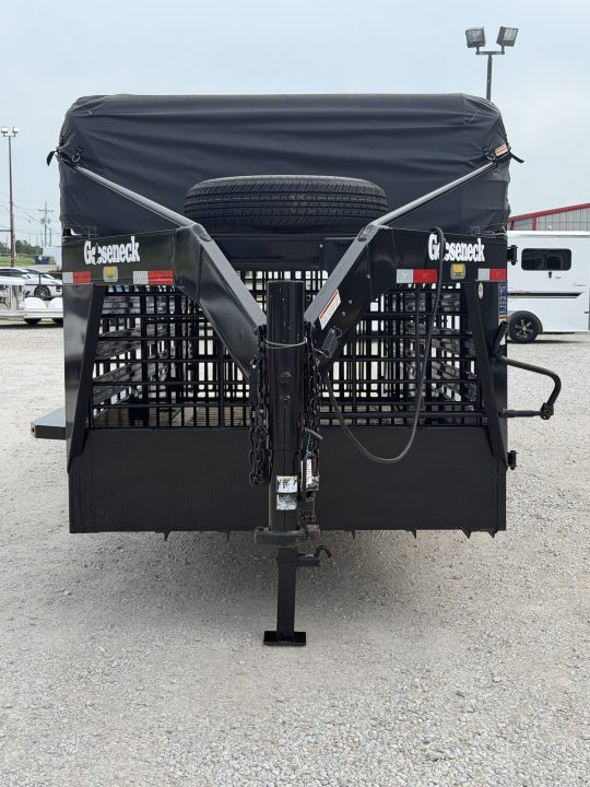 Used 2024 Gooseneck 24' Stock Gooseneck Stock Trailer