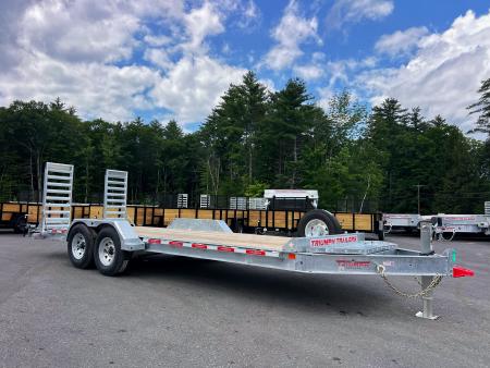 New 2026 Triumph 7x20 (18+2) Equipment Trailer / Galvanized/ I beam frame -14,000GVW