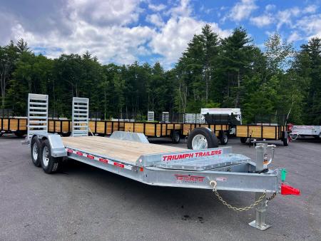 New 2026 Triumph 7x20 (18+2) Equipment Trailer / Galvanized/ I beam frame -14,000GVW