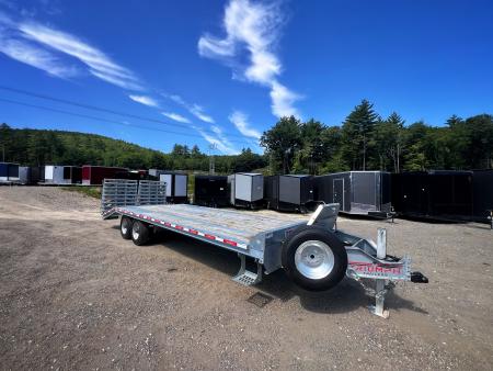 New DEMO* 2026 Triumph 102X25 Deckover/ Max Wedge Ramps / Galvanized/ Oil Bath hubs/ 22k GVW