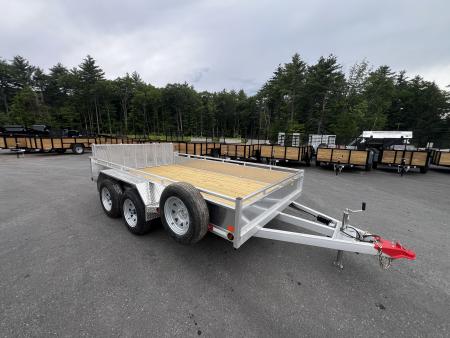 New 2026 Triumph 7X12 Aluminum Utility Trailer / Bi Fold Ramp - 7000GVW