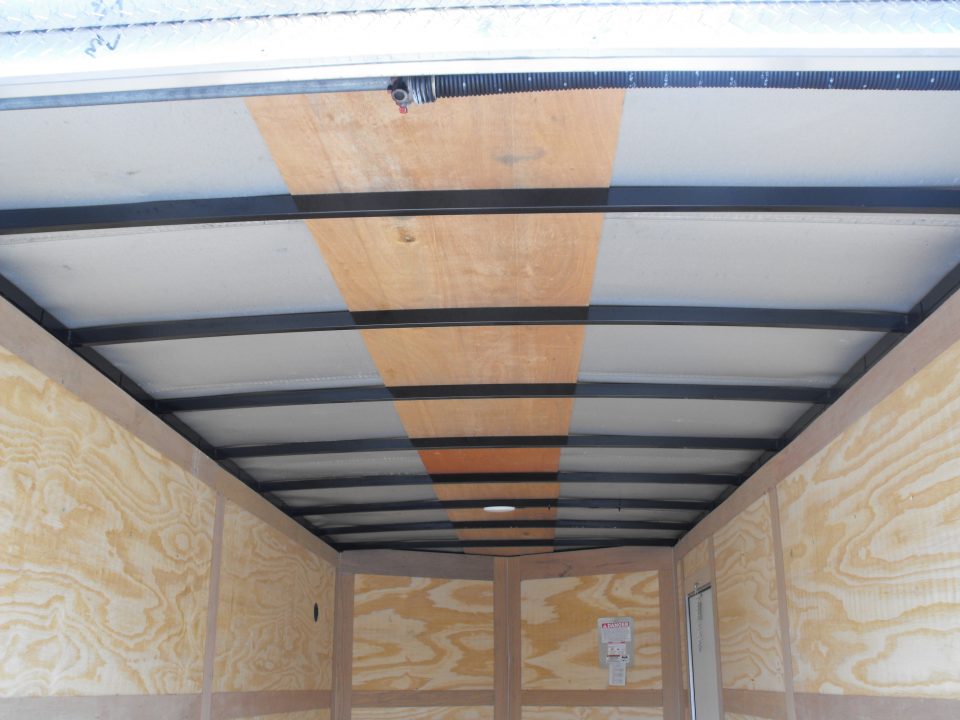 New Enclosed Trailer 7 X 16 Ramp Silver 7' Interior 7000 GVRW