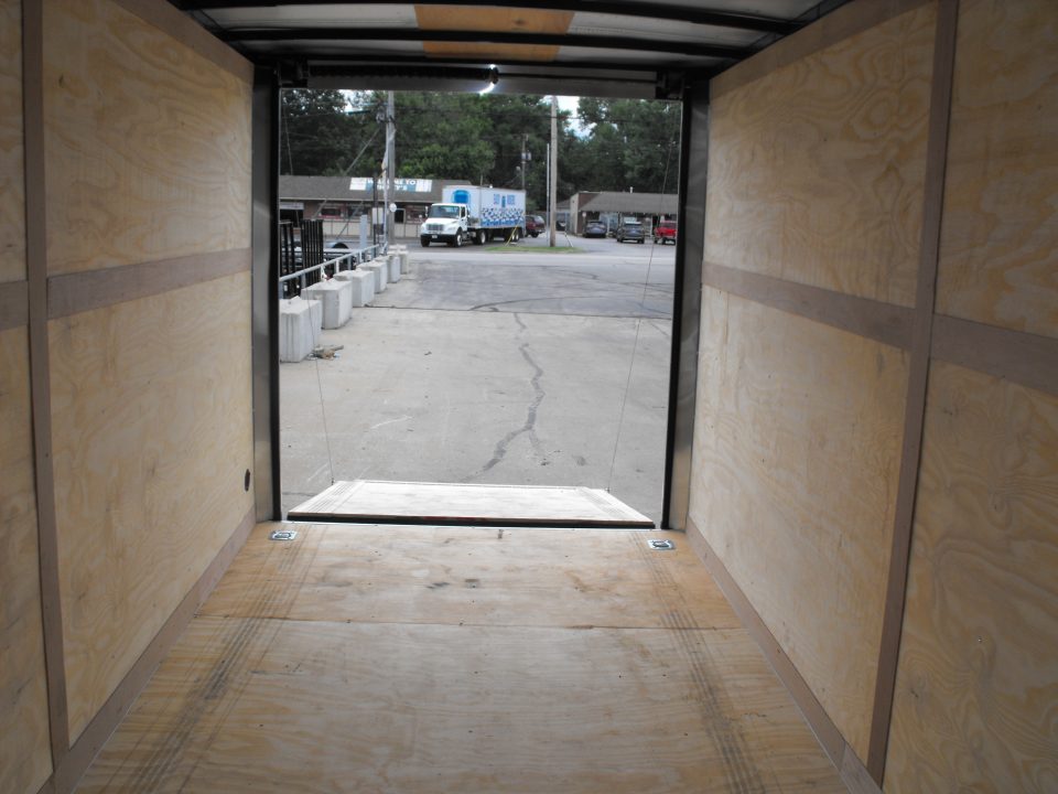 New Enclosed Trailer 7 X 16 Ramp Silver 7' Interior 7000 GVRW