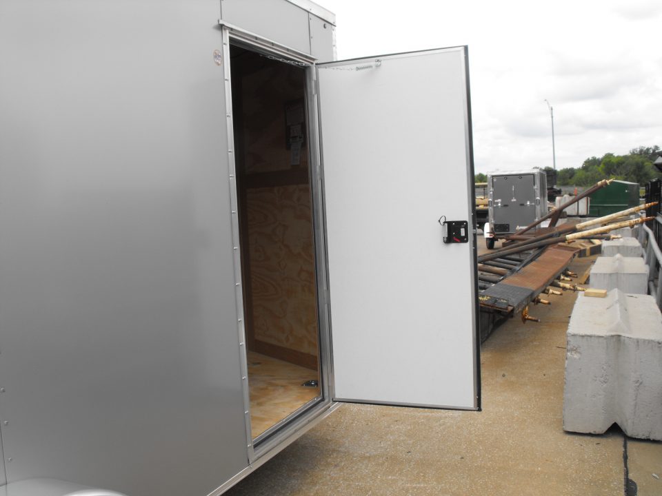New Enclosed Trailer 7 X 16 Ramp Silver 7' Interior 7000 GVRW