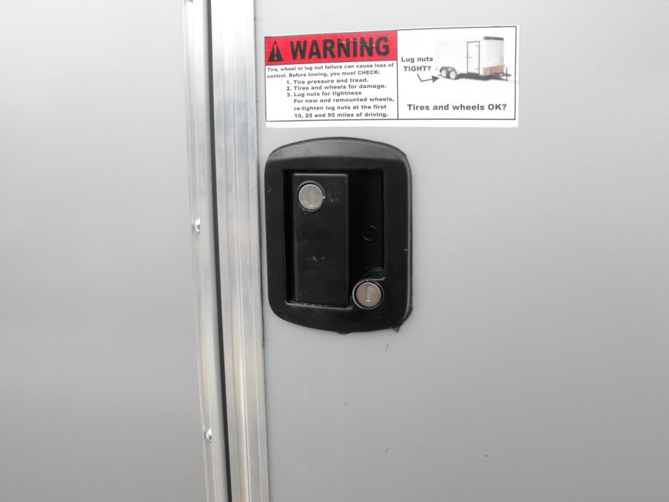 New Enclosed Trailer 7 X 16 Ramp Silver 7' Interior 7000 GVRW