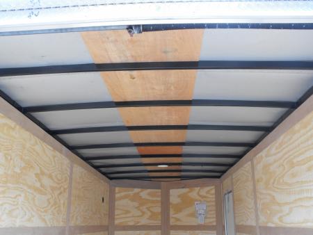 New Enclosed Trailer 7 X 16 Ramp Silver 7' Interior 7000 GVRW