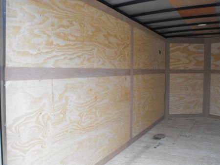 New Enclosed Trailer 7 X 16 Ramp Silver 7' Interior 7000 GVRW