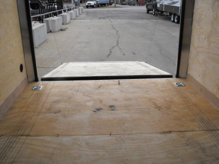 New Enclosed Trailer 7 X 16 Ramp Silver 7' Interior 7000 GVRW