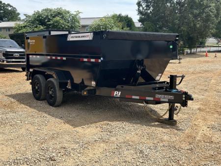 New 2026 PJ Trailers 7x14 TA (DT) 15.4K Dump Trailer